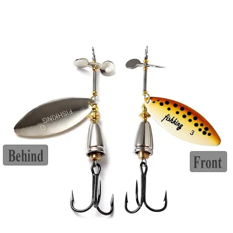 एनजीबी 15 ग्राम मेटल स्पिनरबैट फिशिंग ल्यूर लॉन्ग कास्ट रोटेटिंग स्पिनर स्पून हार्ड आर्टिफिशियल बैट बज़ बास पाईक के लिए 10 best sales बज़ चारा - №1