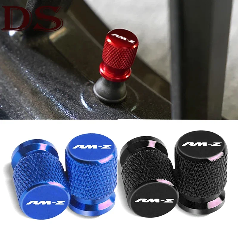 Motorcycle Accessories Aluminum Wheel Tire Valve Stem Caps Cover For SUZUKI RMZ250 RMZ450 DRZ400SM DR-Z RM-Z 250 450 RMZ DRZ 400