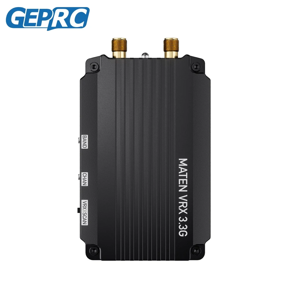 GEPRC MATEN 3.3Ghz 40CH 3-8S Video Receiver VRX SMA Antenna Connector With 3.3Ghz Signal Alarmer