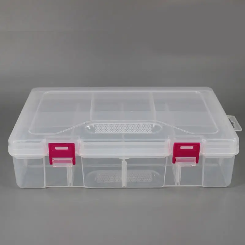 

Transparent plastic box detachable multi-compartment classification jewelry jewelry accessories storage box storage box
