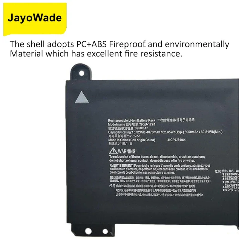 SQU-1724 SQU-1723 Laptop Battery For GIGABYTE AORUS 15-XA 15-WA 15-W9 15-SA 15-X9 For GIGABYTE THUNDEROBOT 911 Quanta Batteries