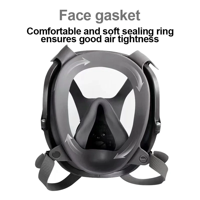 Anti-Fog 6800 Gas Mask Industrial Painting Spraying Respirator Safety Work Filter Dust Proof Full Face Formaldehyde Protection