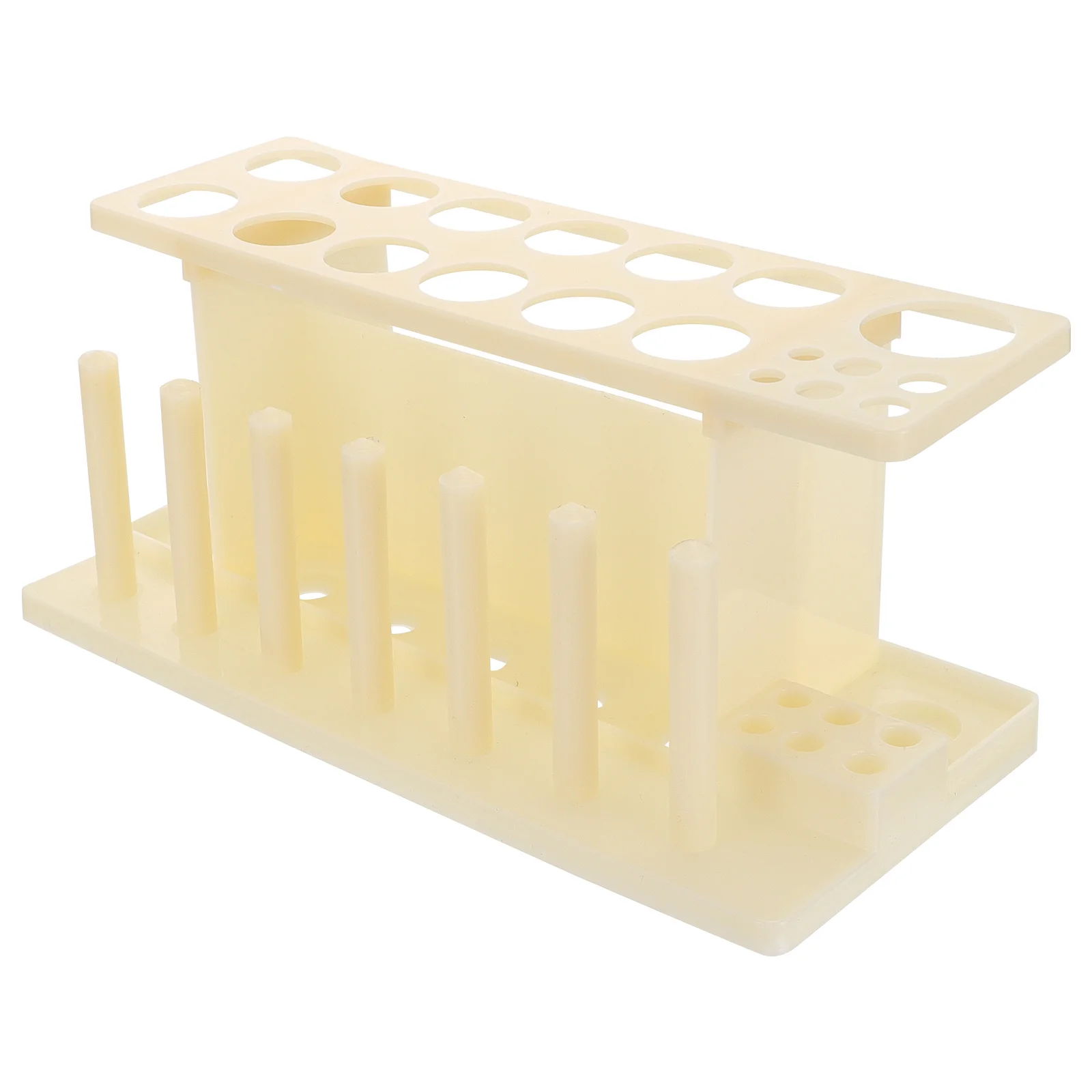 

Test Tube Rack Wood Laboratory Tube Shelf Stand Plastic Holder School Teaching Aids Storage Rack for Test Tubes