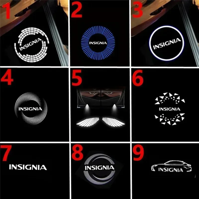 

LED Courtesy Lamp Car Door Welcome Light Projector For Opel Vauxhallpel Insignia A B 2008-2018 2019 2020 2021 Car Accessories
