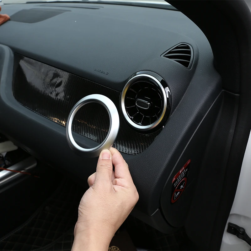 

For Mercedes Benz B GLB Class W247 X247 B200 2020-2022 Side Air Condition AC Outlet Vent Molding Ring Cover Trim ABS Accessories