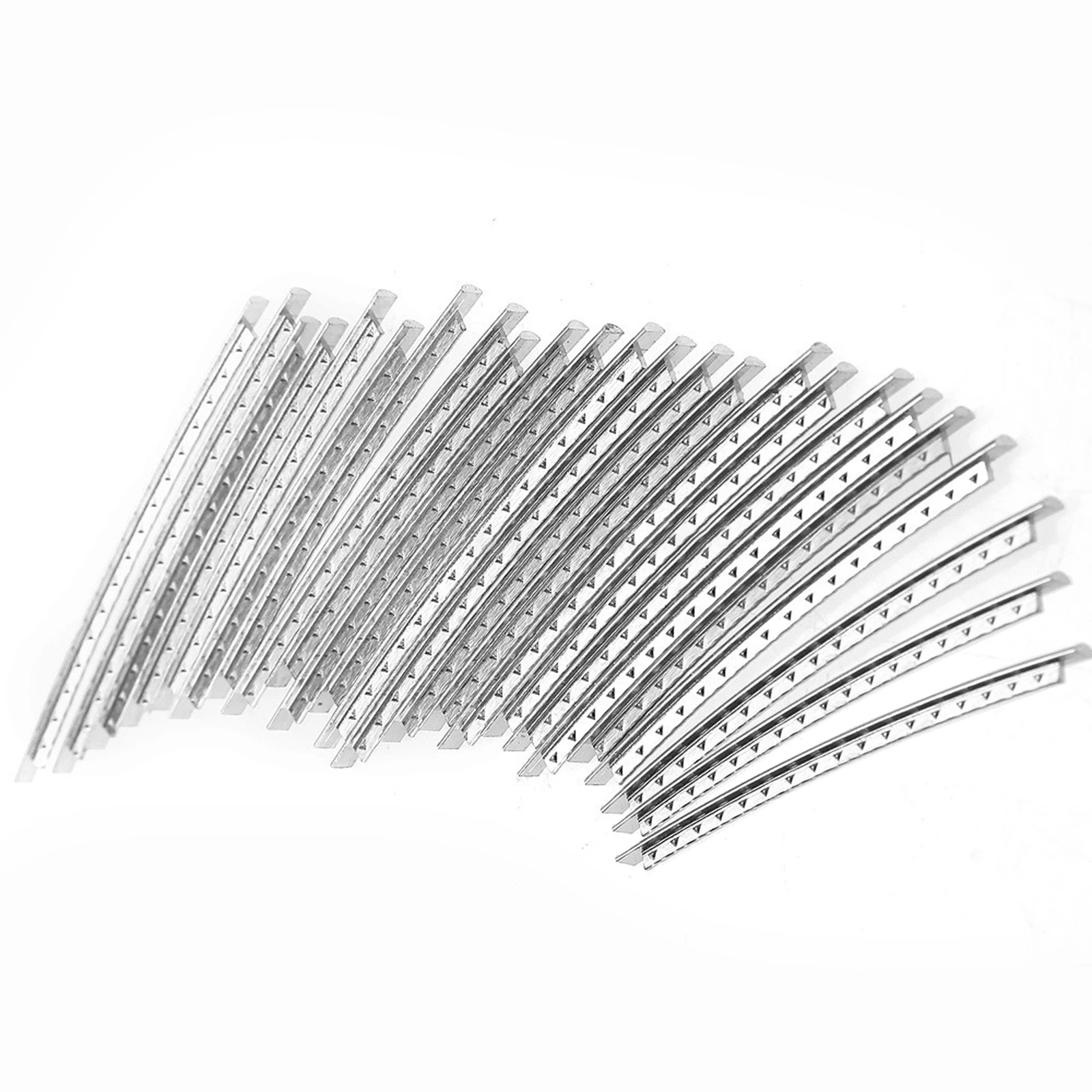 24 pcs/ Set 2.2mm Silver Copper-nickel Alloy Guitar Fret Wires For Acoustic Electric Guitar Bass Instrument Accessories
