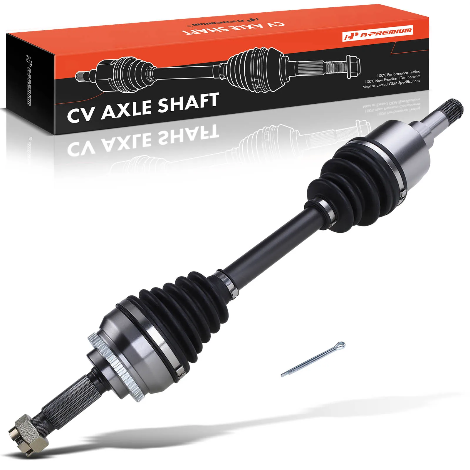 A-Premium Front Driver Side CV Axle Shaft Assembly for Dodge Avenger 1995-2000 Chrysler Sebring 1995-2000 Mitsubishi Eclipse