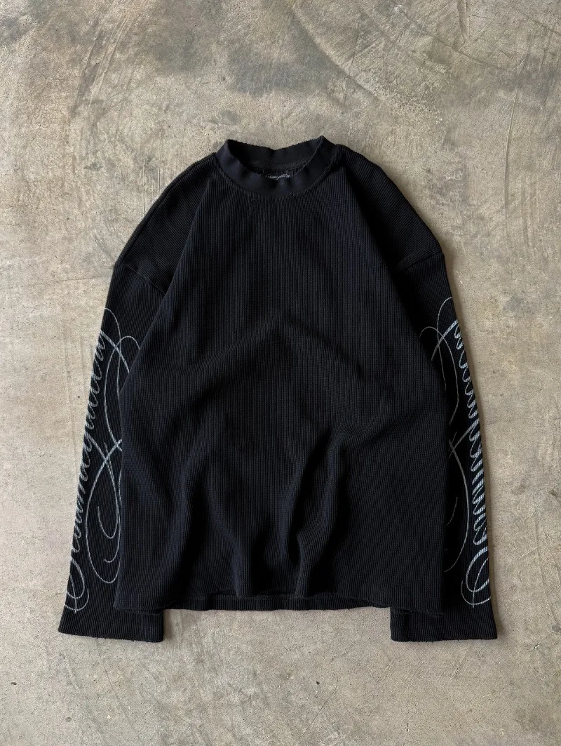 Y2K ريترو هاي ستريت الأمريكية الإنجليزية ليوبارد طباعة الرجال النساء البلوز العصرية الهيب هوب Harajuku روك سترة بسيطة #1