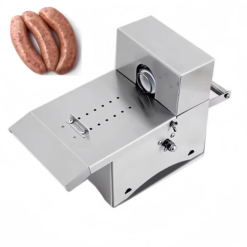 Manual Sausage Binding Machine 304 Stainless Steel Sausage Knotter with 2 Knotting Thread Te Top Sausage Processing