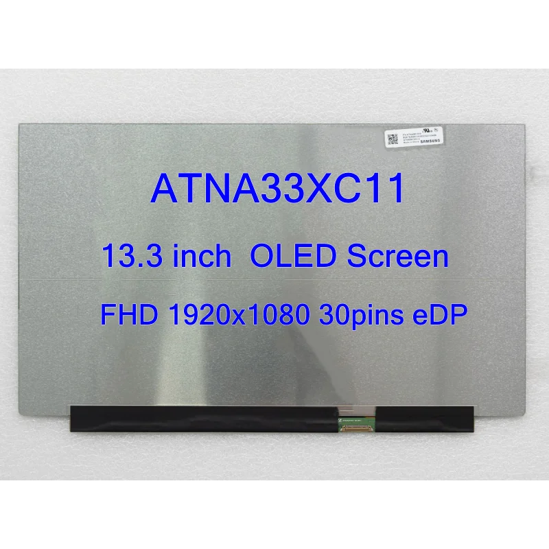 13.3-inch OLED laptop Screen ATNA33XC11 ATNA33XC11-0  Panel For ASUS UX325E UX325J OLED Version