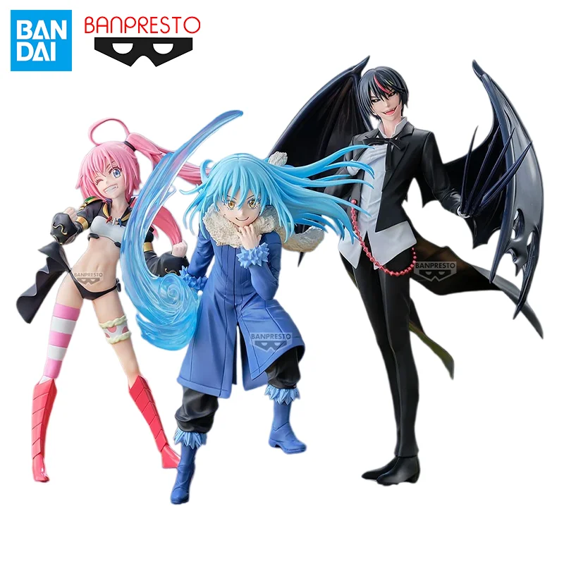 That Time I Got Reincarnated as a Slime Figure Banpresto Milim Rimuru Diablo Anime Figure Desktop Collection Ornament Toys Gifts