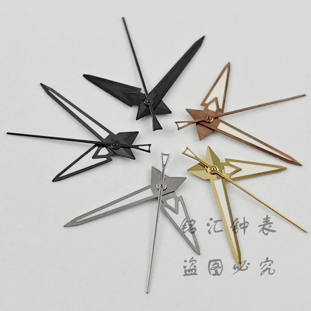 NH35 Watch Hands Gold Silve Rose Gold Gun Watches Pointers For NH34 NH35 NH36 4R35 4R36 7S26 7S36 Movement Green Luminous