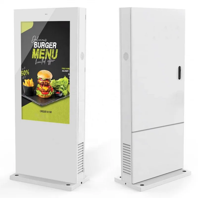 

43 49 50 55 65inch Vertical outdoor advertising display IP65 waterproof, ultra-bright, aluminum alloy, high brightness, dustproo