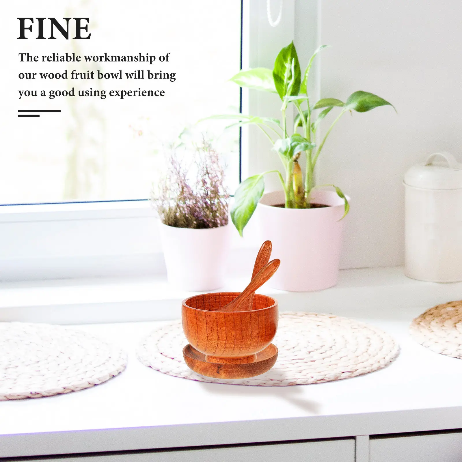 

Набор деревянных салатников: натуральные деревянные миски для фруктов, салатов, пасты, риса. Не обжигают руки, легкие, небьющиеся, гладкие.