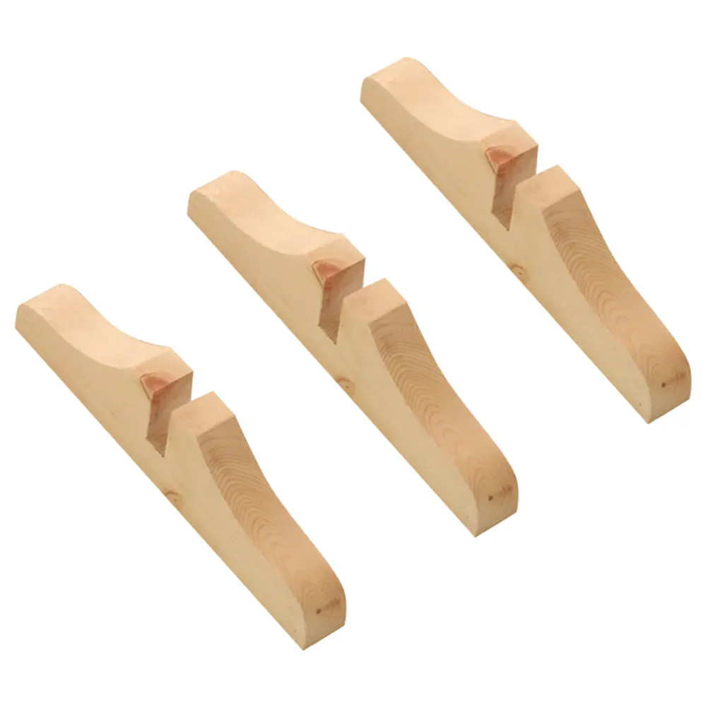 

3 Pcs Mobile Door Partition Room Divider Brackets White Wooden Stand Thickened Screen Feet Folding Panels Study Bedroom