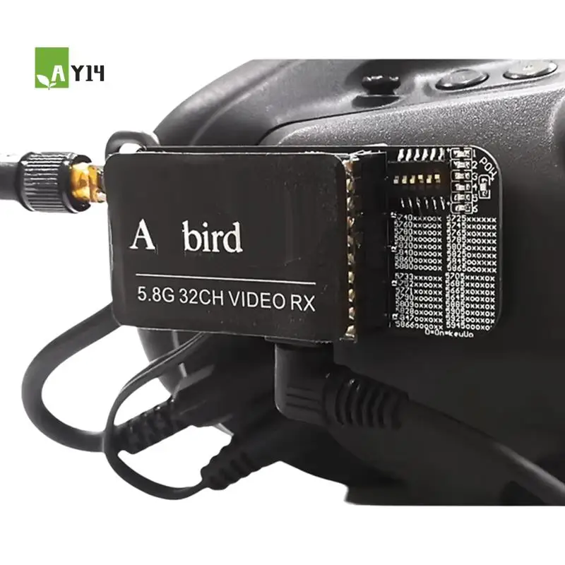 

AY14 -For Arkbird 5.8G 32CH Video RX Analog Receiver For DJI V1 V2 SKYZONE Fat Shark FPV Goggles Video Receiver