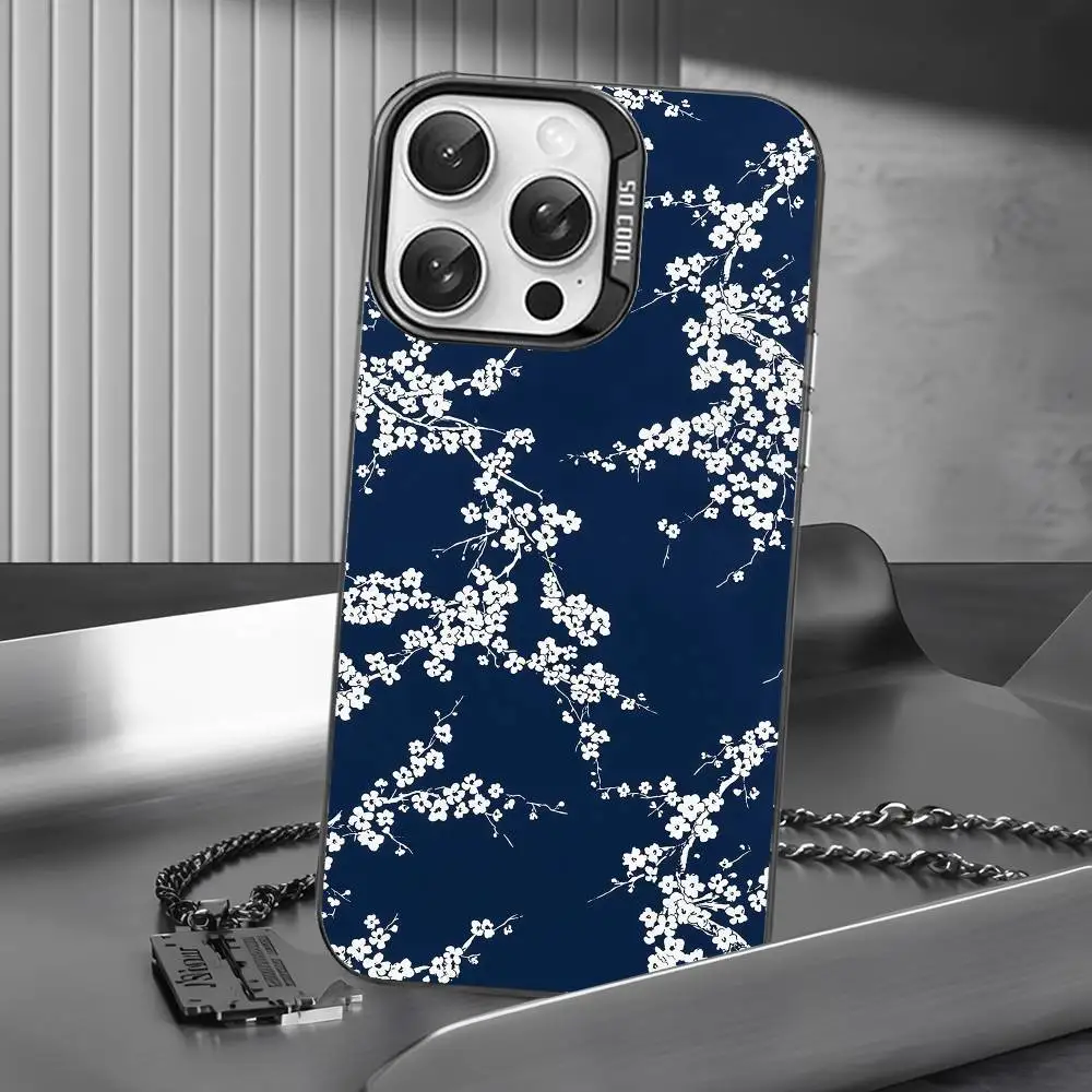Navy Blue Cherry Bl…