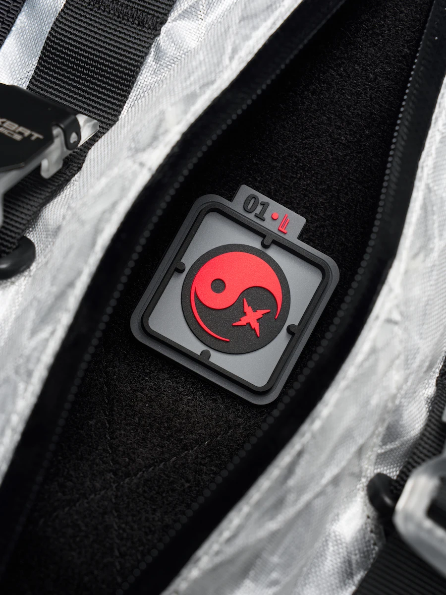FOXBAT Alert Theme PVC Patch Tactical Armband DIY Decor na odzież i plecaki — zdjęcie 5