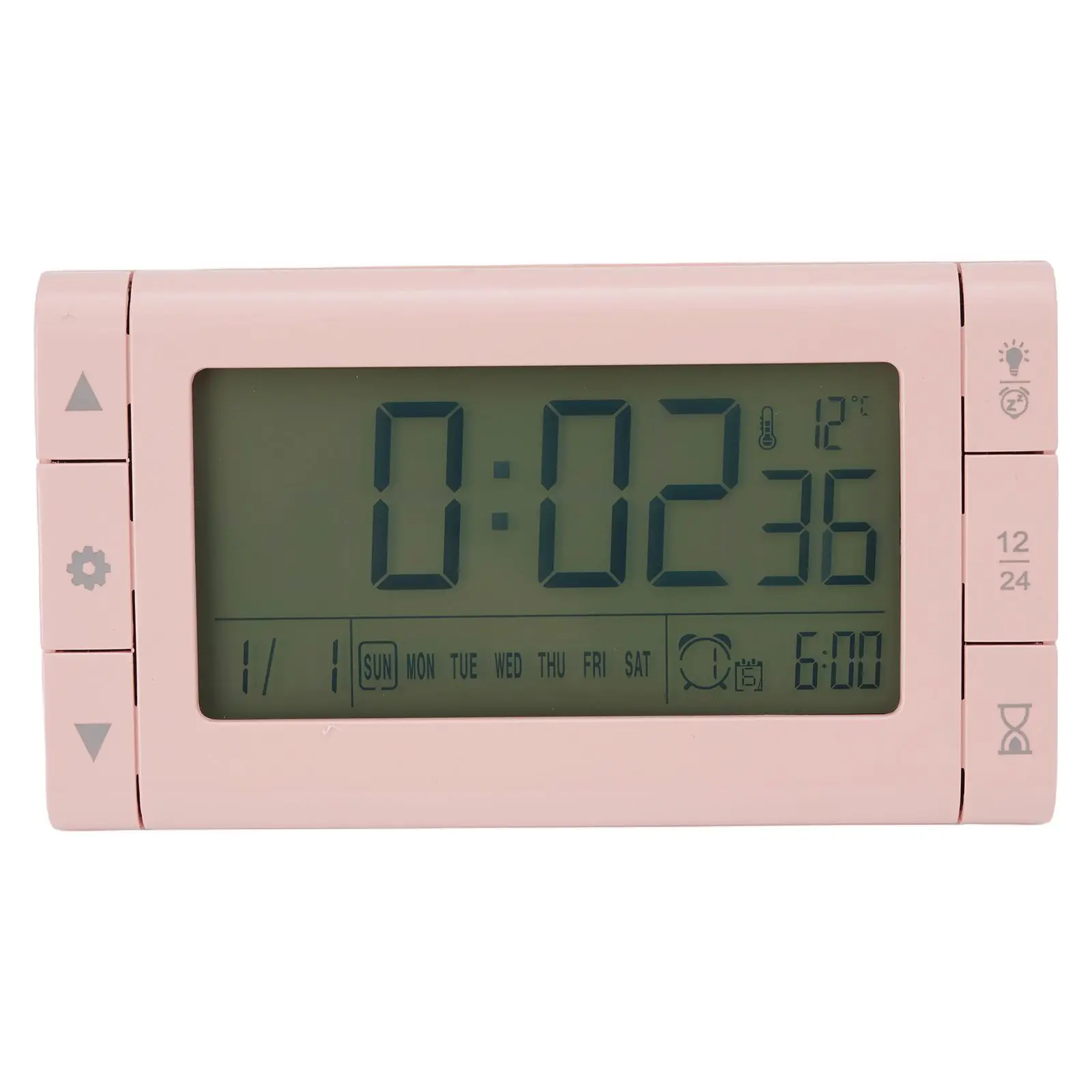 Night Light Clock Bedside Alarm Clock Accurate Temperature Display High-definition Screen Large Buttons Easy To Operate