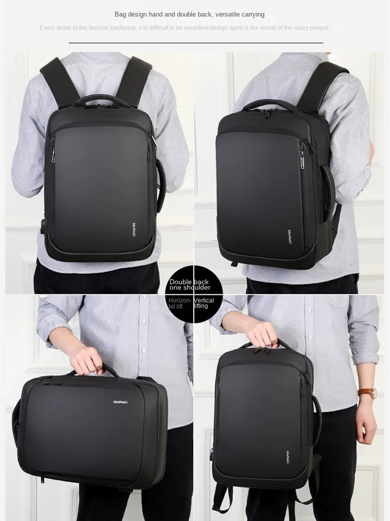 

New Laptop Travel Backpack Men Women Water Proof Rucksack College Student Shoulder Orthopedic Bags Mochila Hombre