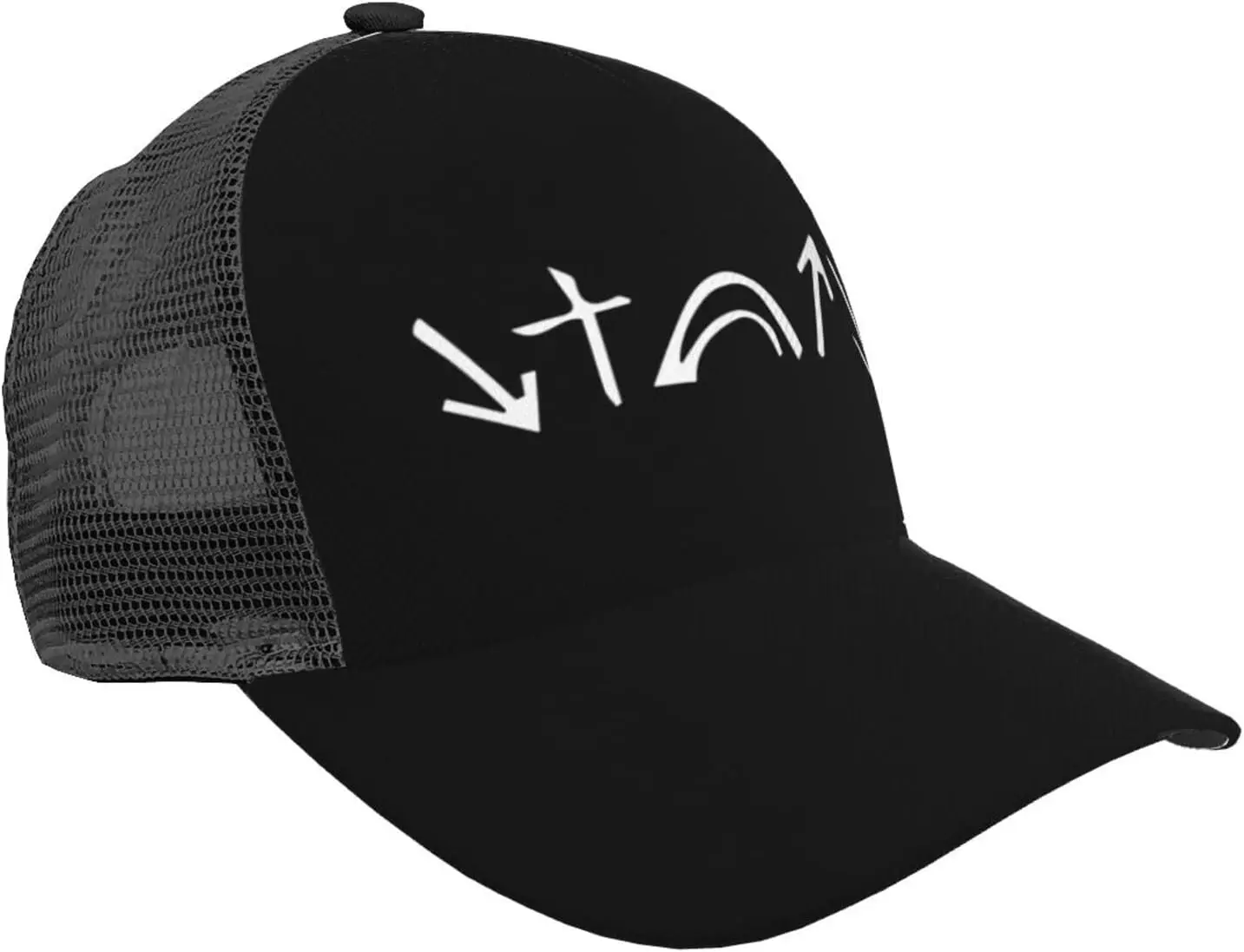 

He Cames He Died He Roses Fishing Hat Mesh Back for Men Women Trucker Breathable Sun Ball Cap