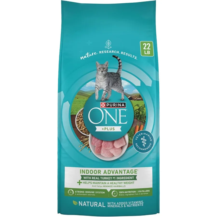 

Natural Low Fat Weight Control Indoor Dry Cat Food +Plus Indoor Advantage 22 lb. Bag