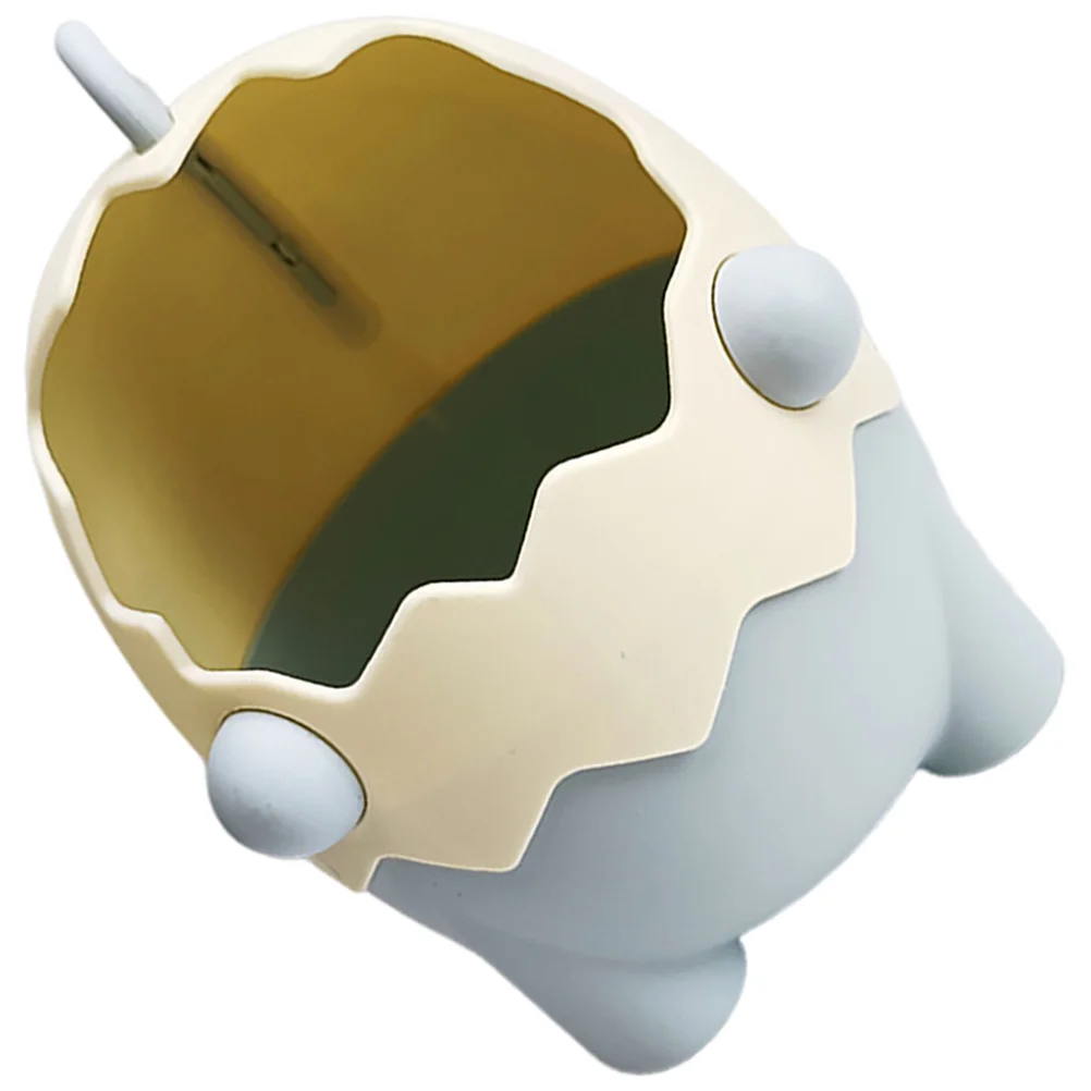 

Round Dinosaur Egg Pen Holder Office Container for Desk Pp Makeup Brush Pencil Cup