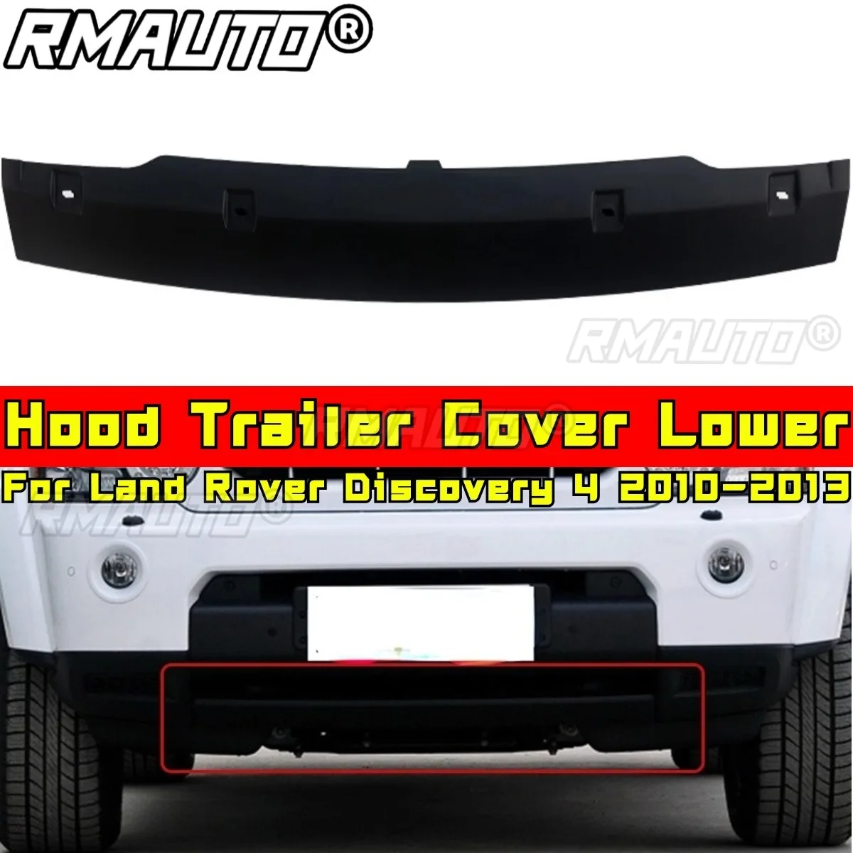 

For Land Rover Discovery 4 2010-2013 Styling Kits Spoiler Skid Plate Hood Trailer Cover Lower Trailer Cover Tow Guard Board