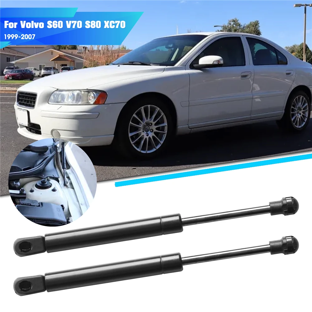 2Pcs Car Front Hood Lift Support Gas Struts For Volvo S60 V70 S80 XC70 1999-2007 Gas Spring Damper