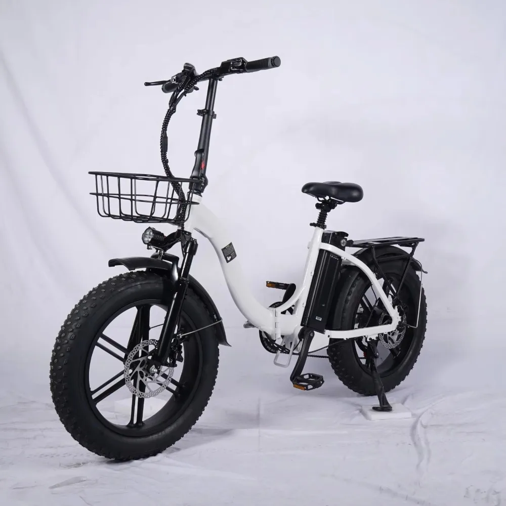 Aluminum Alloy Folding Electric Bikes for Adults Foldable E-Bike with Pedal Assist Fat Tire 48v 15ah Electric Bicycles Cheap