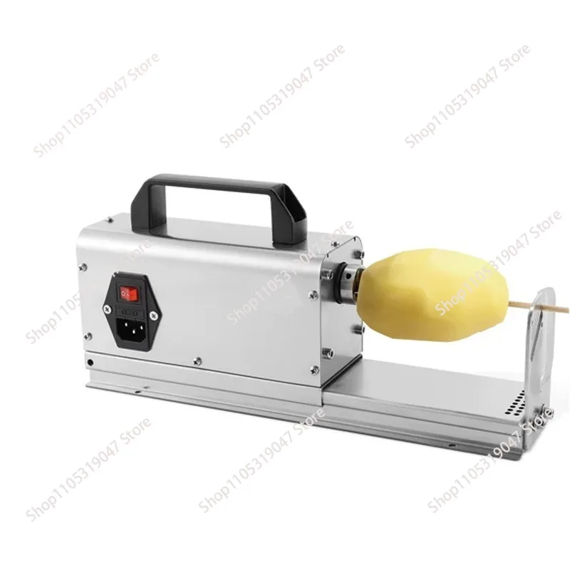 Automatic Potato Spiral Cutter, Commercial Tornado Potato Machine for French Fry and Snack Stick, Electric Slicer