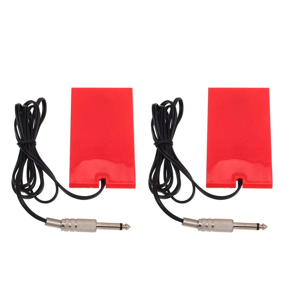 

2 Pcs Foot Switch Nonslip Pedal for Tattoo Tattooing Machine with Cable Control Feet Power Plug