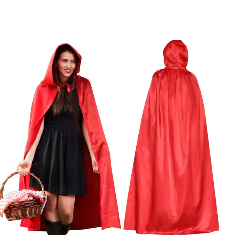 Robe de sorcière noire à capuche pour Halloween, costume de cosplay effrayant, tenue de démon pour jeu de rôle, robe de scène scolaire, déguisement de fête