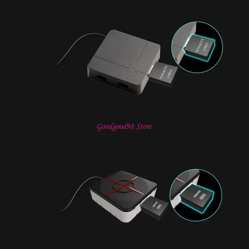Advanced Gaming Adapter Wear Resistant Effortless Installation Enhances Compatibility Smooth Gaming 