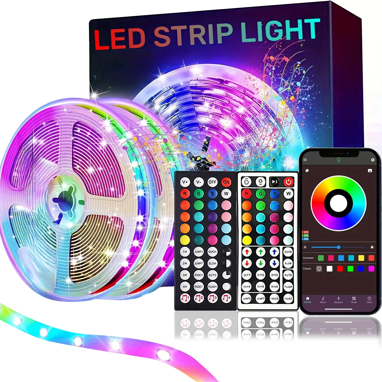 

LED Strip Light RGB 5050 Flexible Lamp Tape Ribbon Diode with Remote Control 5V USB Luces Led TV BackLight Room Decoration