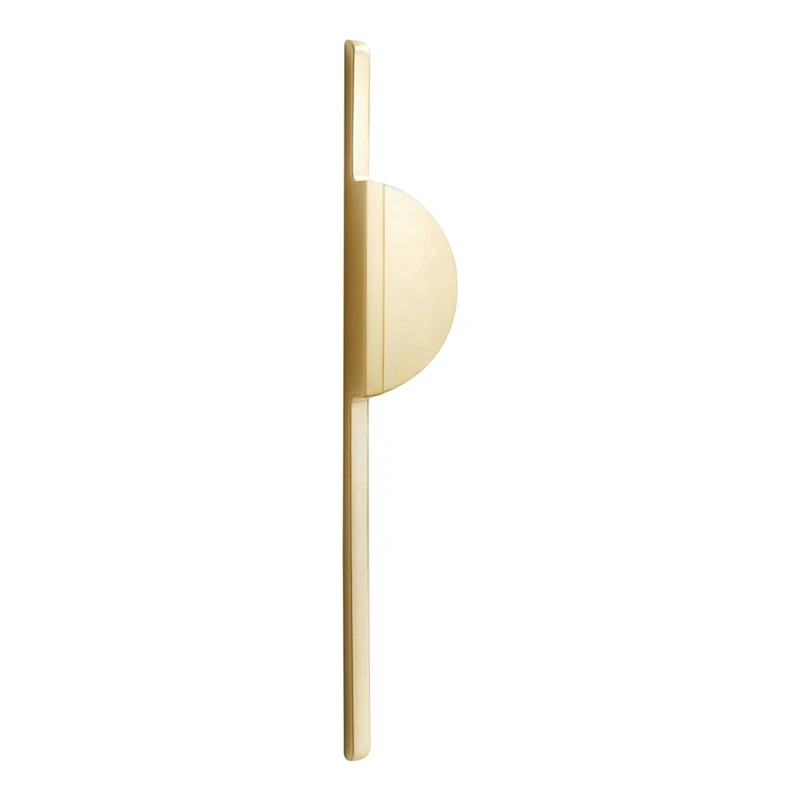 

4X Kitchen Pulls Cabinet Pulls Handle Brushed Brass Wardrobe Handles Closet Handles -Gold Large