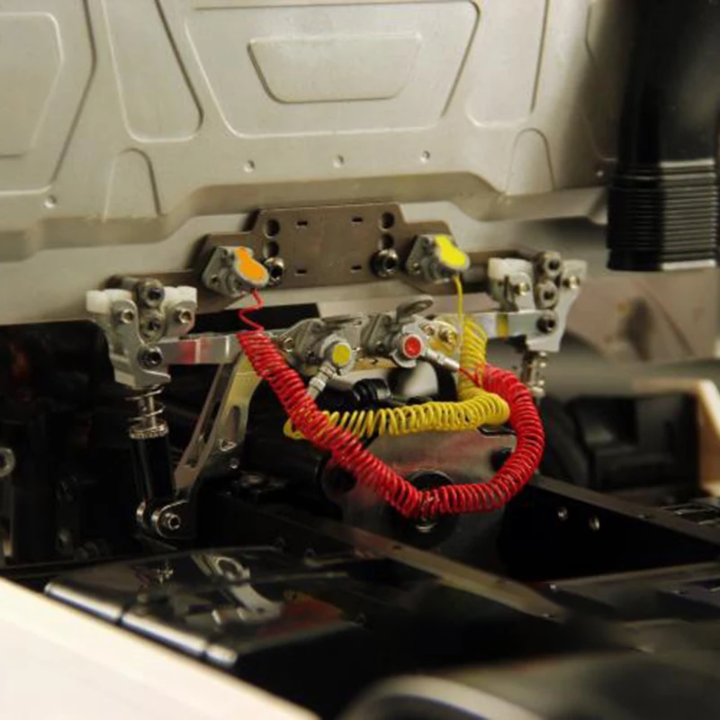 Przewód połączeniowy zbiornika paliwa w skali 1:14 do modeli Tamiya RC Truck SCANIA 770S R620 VOLVO BENZ Arocs MAN TGX