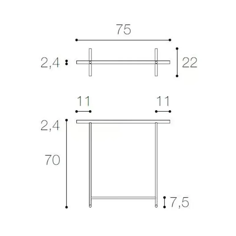 Stainless steel light luxury floor non-punching towel rack balcony outdoor movable drying rack