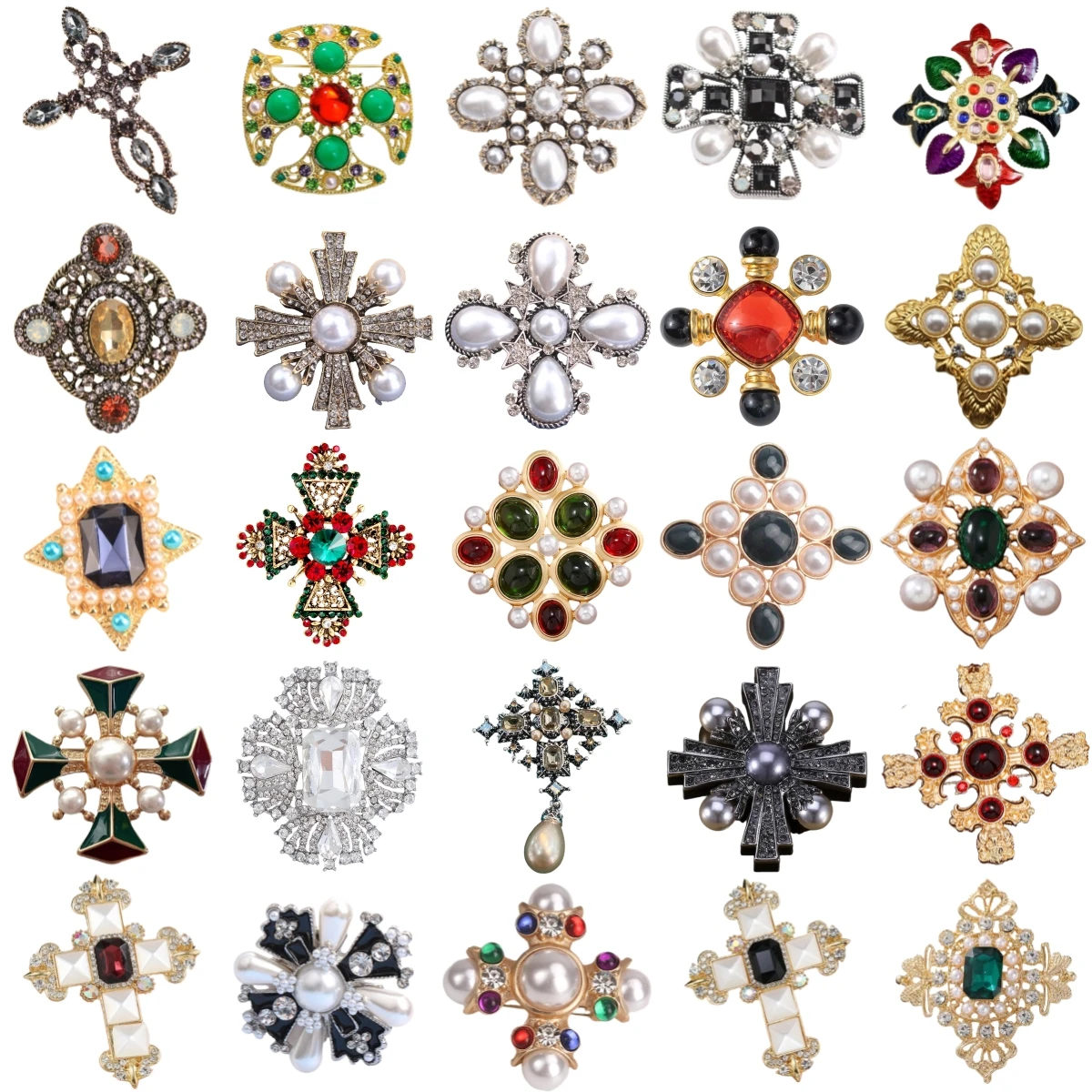เข็มกลัดดีไซน์หรูหราสไตล์บาโรก - Embroidery Icon บทวิจารณ์และราคา
