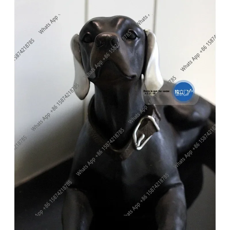 Independent Portal Hound Living Room Villa Home Furnishing Ornament Modern Creative Resin Simulation Ornament X