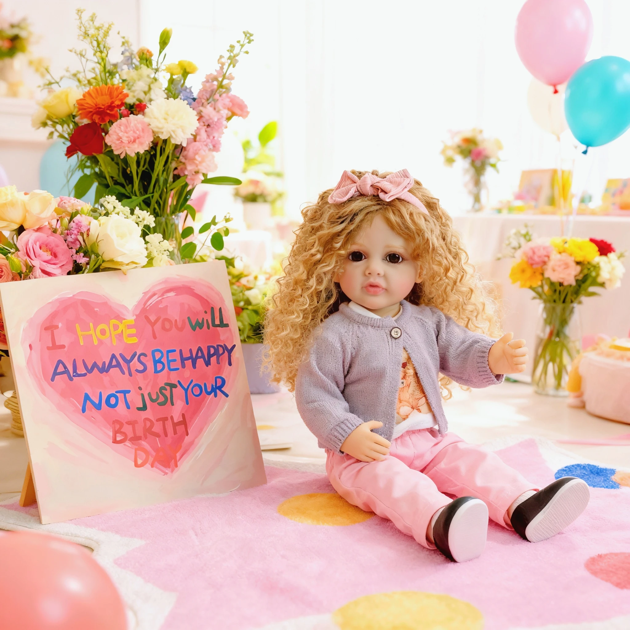 22 pollici/55 cm intero corpo in vinile rinato bambina principessa Betty pittura dettagliata a mano parrucca capelli giocattolo impermeabile per ragazze