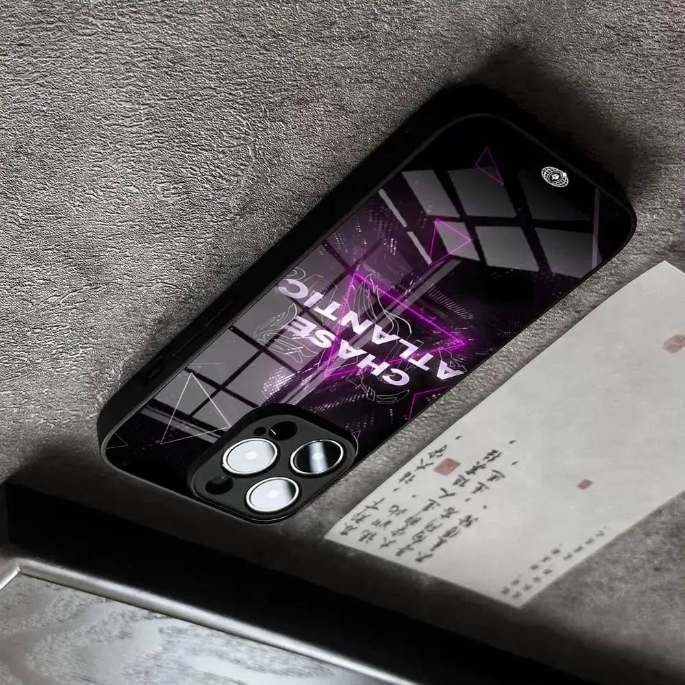 Handyhülle für 17 Pro Max iPhone 16 Pro 15 12 11 13 Mini X XR Chase XS 14 Plus SE Glas Atlantic Cover
