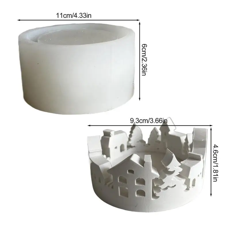 Casa casa molde coaster resina molde design antiaderente moldes de silicone portátil moldes de fundição de resina para família amigos colegas