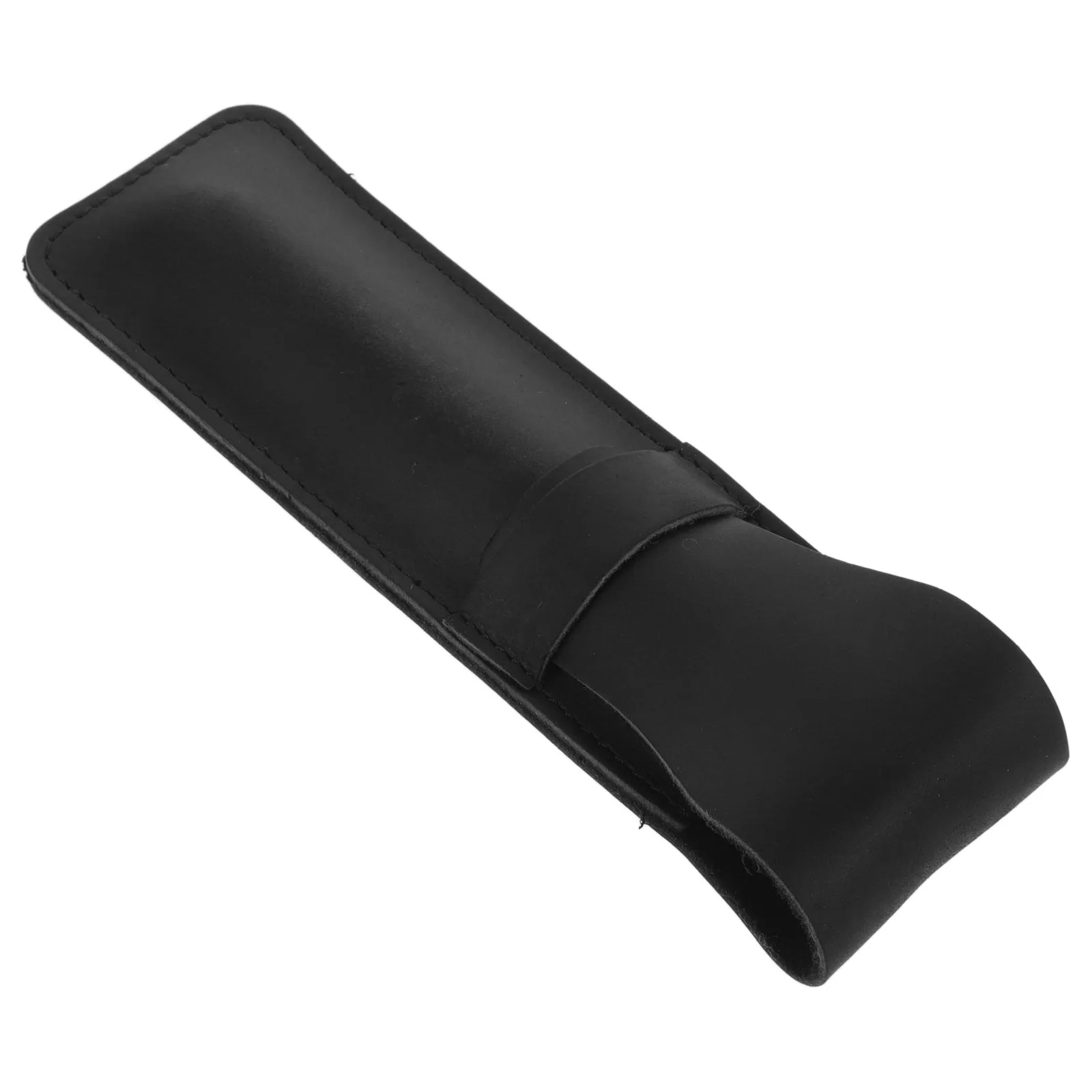 

Pen Case Small Stationery Bag Black Cowhide Protective Sleeve for Pens Pencils Writing Tools Packaging Accessories