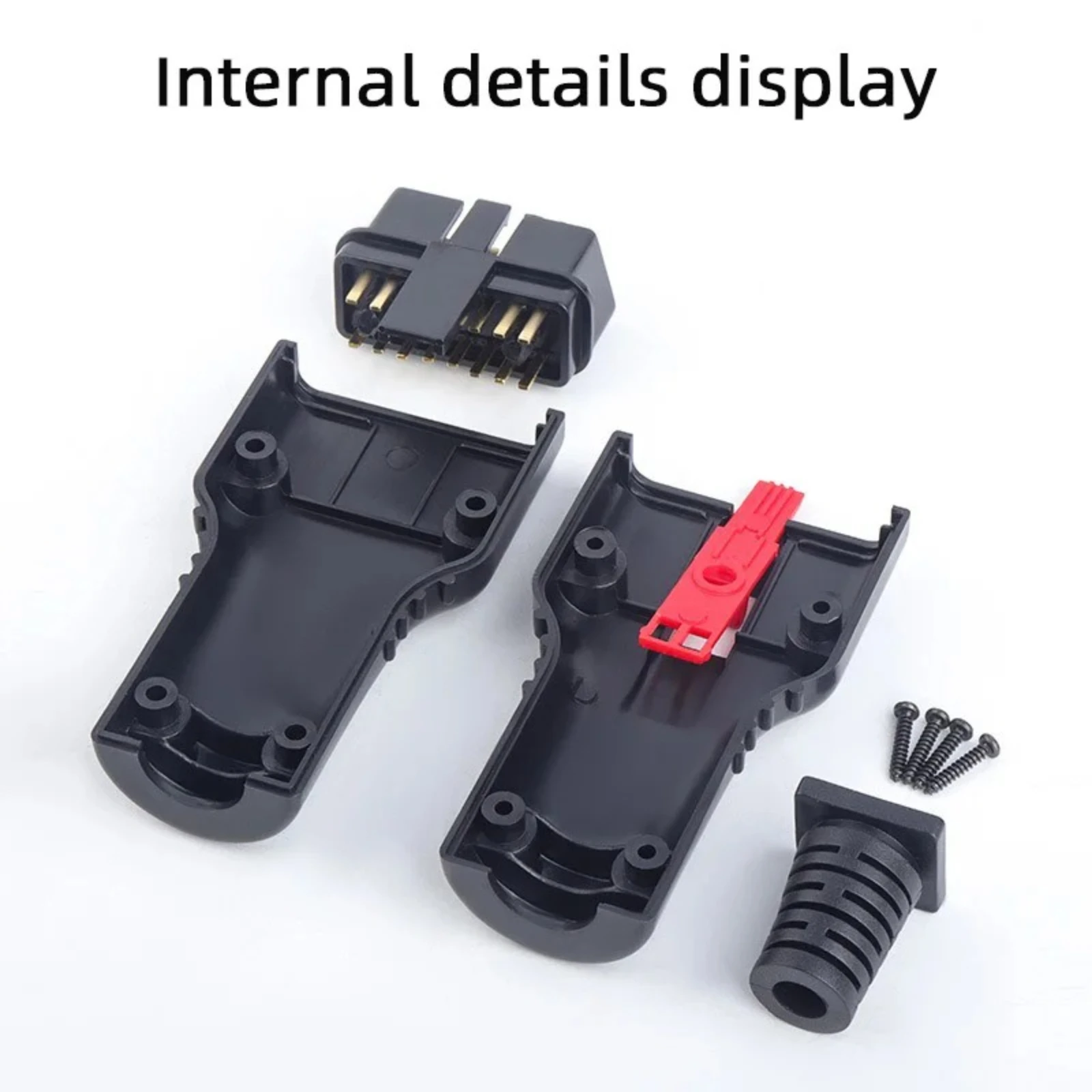 

Car OBD2 Male Assembly OBD Diagnostic Interface Connector OBDII 16PIN Handle Plug Gold-plated Pins Adapter Diagnostic Tools