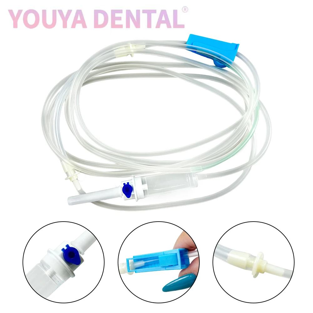 

10PCS Dental Implant Surgical Flushing Pipe Irrigation Tubing Dental NSK Water Pipe Transparent Disposable Tube Match