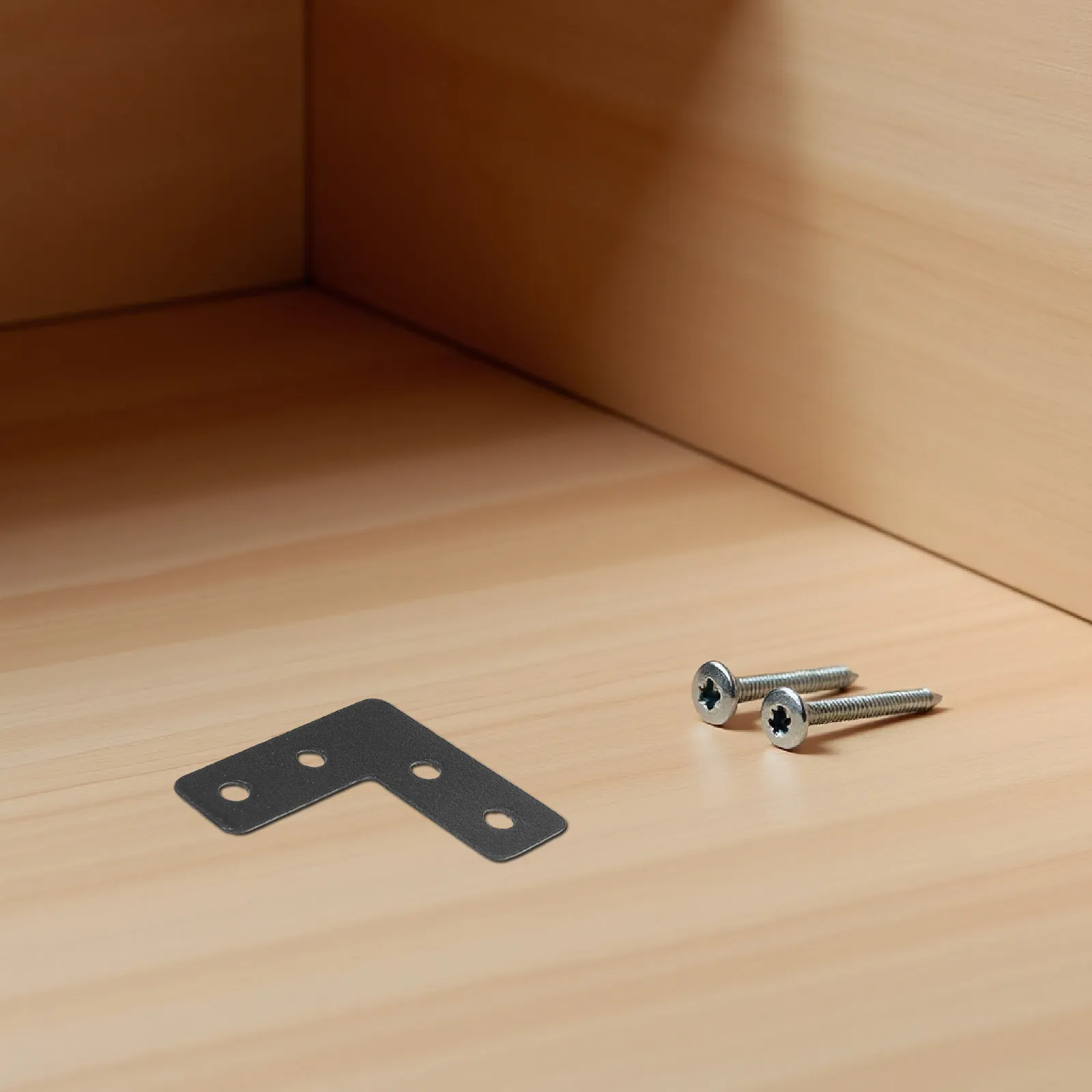 20 pcs Furniture Corner Brackets Halloween Christmas New Year Heavy Duty Corner Bracket Black L Bracket L Corner Bracket Right