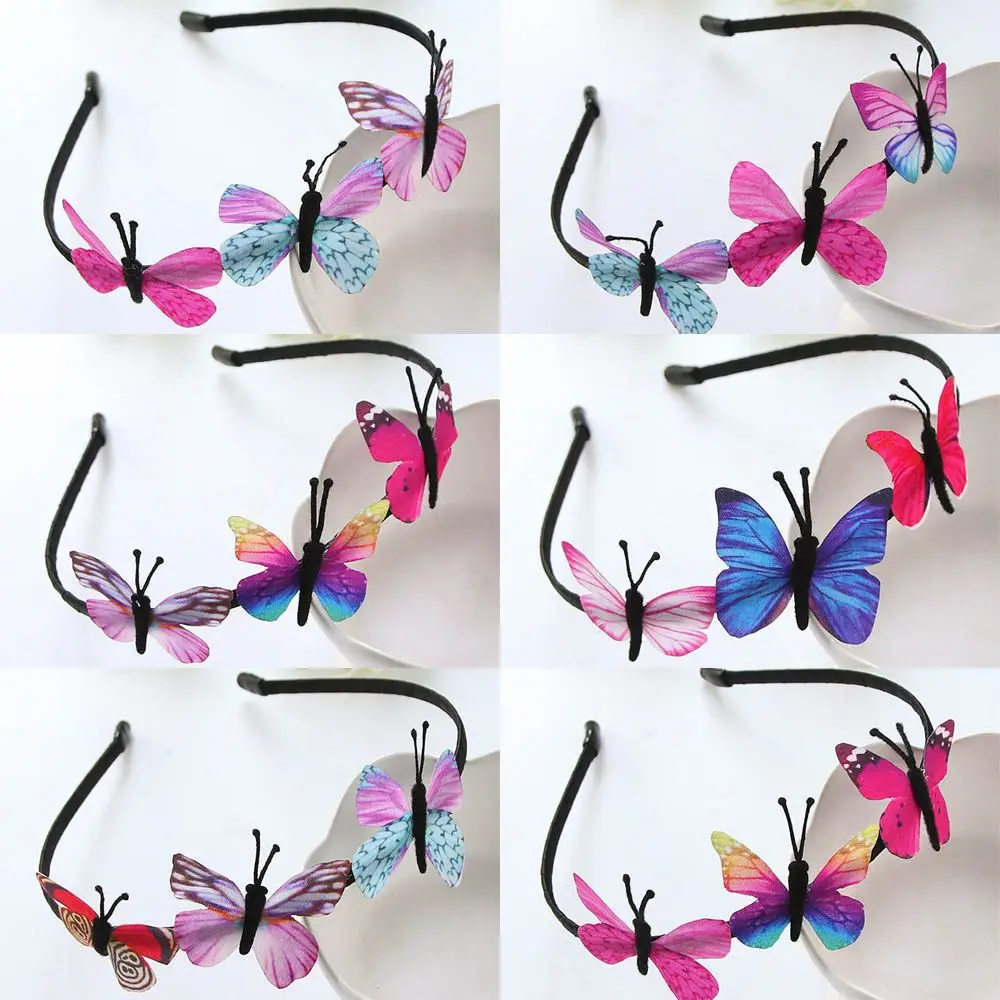 Butterfly  Kids  Princess  Girls  Hair Accessories Headwear Hairband