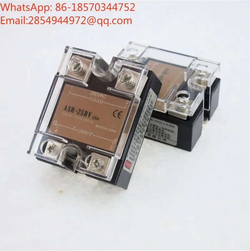 Single-phase Solid State Relay Voltage Regulator Full Series 25A60A Potentiometer Adjustable Small Temperature Regulation