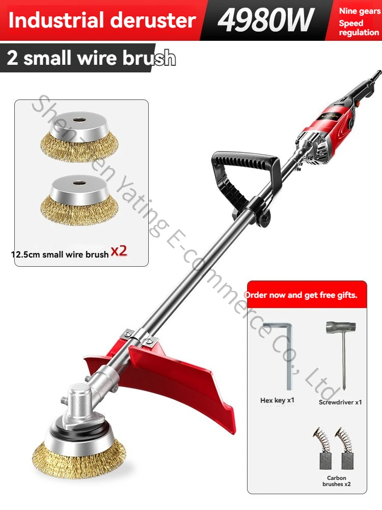 Artifact Color Steel Wire Brush Refurbishment Iron Steel Polishing Electric Polisher Rust Removal Machine Polishing Machine